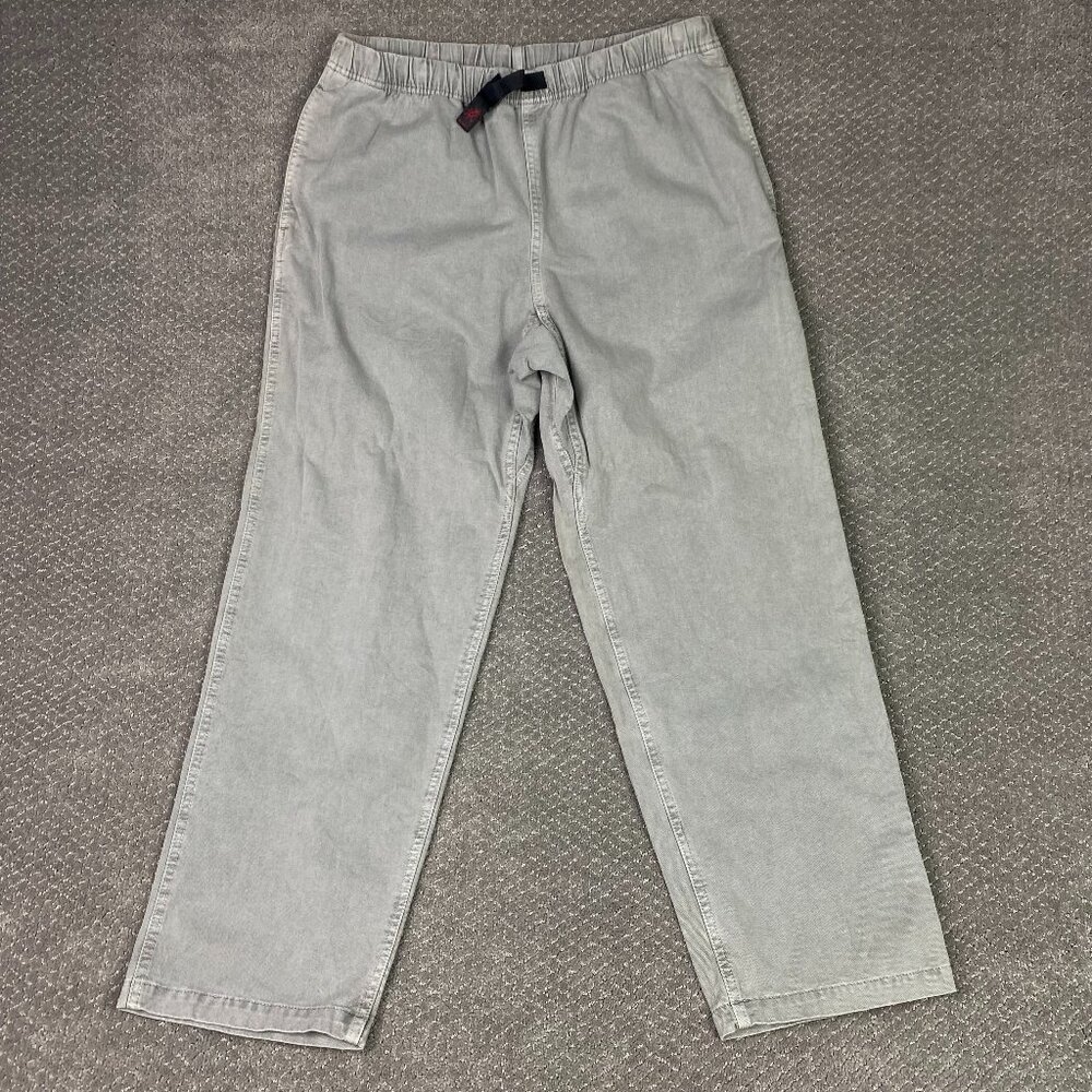 Gramicci Vintage G Series Pants Men's XL 30" Gray Hiking Climbing Utility Belted